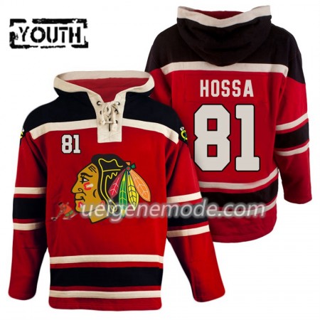 Kinder Eishockey Chicago Blackhawks Marian Hossa 81 Rot Sawyer Hooded Sweatshirt